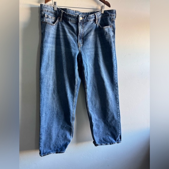 Old Navy - Wide Leg Mid rise Denim - Picture 4 of 6